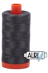 Aurifil Mako 50wt Cotton 1300 m 1422 yd. spool - 2630 Dark Pewter